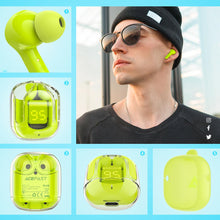 Заредете изображение във визуализатора на галерията – Acefast in -ear wireless headphones TWS Bluetooth green (T6 youth green) - TopMag
