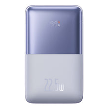 Заредете изображение във визуализатора на галерията – Baseus Baseus Pro 20000mAh 22.5W Powerbank Violet with USB Type A - USB Type C 3A 0.3m cable (PPBD030005) - TopMag
