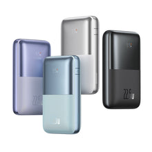 Заредете изображение във визуализатора на галерията – Baseus Baseus Pro 20000mAh 22.5W Powerbank Violet with USB Type A - USB Type C 3A 0.3m cable (PPBD030005) - TopMag

