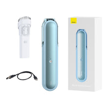 Заредете изображение във визуализатора на галерията – Baseus A1 Car Vacuum Cleaner Glacier Blue - TopMag
