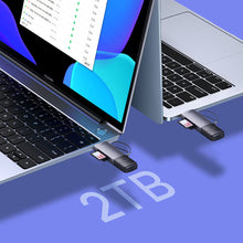 Заредете изображение във визуализатора на галерията – Baseus Lite Series USB-A &amp; Type-C to SD/TF Card Reader Grey - TopMag
