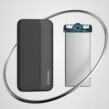 Заредете изображение във визуализатора на галерията – Wozinsky powerbank 10000mAh 2 x USB black (WPBBK1) - TopMag
