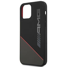 Заредете изображение във визуализатора на галерията – AMG AMHCP12MRGDBK iPhone 12/12 Pro czarny/black hardcase Silicone Two Tones - TopMag
