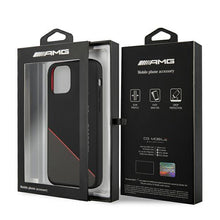 Заредете изображение във визуализатора на галерията – AMG AMHCP12MRGDBK iPhone 12/12 Pro czarny/black hardcase Silicone Two Tones - TopMag
