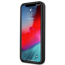 Заредете изображение във визуализатора на галерията – AMG AMHCP12MSGLBGN iPhone 12/12 Pro czarny/black hardcase Silicone Big Logo - TopMag
