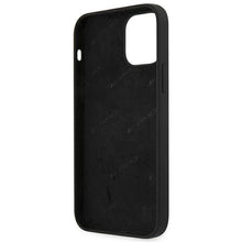 Заредете изображение във визуализатора на галерията – AMG AMHCP12MSGLBGN iPhone 12/12 Pro czarny/black hardcase Silicone Big Logo - TopMag
