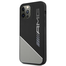 Заредете изображение във визуализатора на галерията – AMG AMHCP12MWGDBK iPhone 12/12 Pro szary/grey hardcase Silicone Two Tones - TopMag
