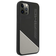Заредете изображение във визуализатора на галерията – AMG AMHCP12MWGDBK iPhone 12/12 Pro szary/grey hardcase Silicone Two Tones - TopMag
