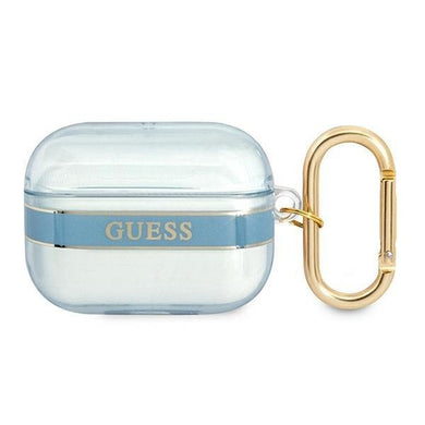 Guess GUAPHHTSB AirPods Pro cover niebieski/blue Strap Collection - TopMag