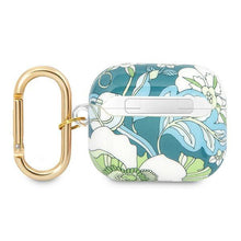 Заредете изображение във визуализатора на галерията – Guess GUA3HHFLN AirPods 3 cover zielony/green Flower Strap Collection - TopMag
