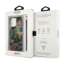 Заредете изображение във визуализатора на галерията – Guess GUHCP13LHFLSB iPhone 13 Pro / 13 6,1" niebieski/blue hardcase Flower Strap - TopMag
