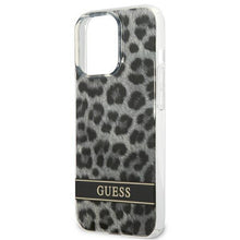 Заредете изображение във визуализатора на галерията – Guess GUHCP13LHSLEOK iPhone 13 Pro / 13 6,1" szary/grey hardcase Leopard - TopMag

