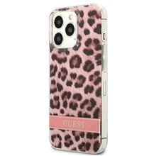 Заредете изображение във визуализатора на галерията – Guess GUHCP13LHSLEOP iPhone 13 Pro / 13 6,1" różowy/pink hardcase Leopard - TopMag
