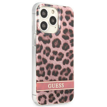 Заредете изображение във визуализатора на галерията – Guess GUHCP13LHSLEOP iPhone 13 Pro / 13 6,1" różowy/pink hardcase Leopard - TopMag

