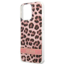Заредете изображение във визуализатора на галерията – Guess GUHCP13LHSLEOP iPhone 13 Pro / 13 6,1" różowy/pink hardcase Leopard - TopMag
