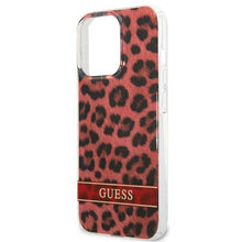 Заредете изображение във визуализатора на галерията – Guess GUHCP13LHSLEOR iPhone 13 Pro / 13 6,1" czerwony/red hardcase Leopard - TopMag

