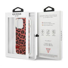 Заредете изображение във визуализатора на галерията – Guess GUHCP13LHSLEOR iPhone 13 Pro / 13 6,1" czerwony/red hardcase Leopard - TopMag
