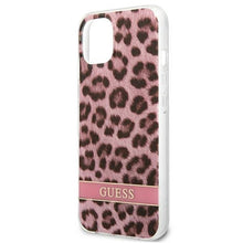 Заредете изображение във визуализатора на галерията – Guess GUHCP13MHSLEOP iPhone 13 6,1" różowy/pink hardcase Leopard - TopMag
