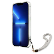 Заредете изображение във визуализатора на галерията – Guess GUHCP13SHFLSN iPhone 13 mini 5,4" zielony/green hardcase Flower Strap - TopMag
