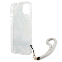 Заредете изображение във визуализатора на галерията – Guess GUHCP13SHFLSN iPhone 13 mini 5,4" zielony/green hardcase Flower Strap - TopMag
