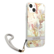 Заредете изображение във визуализатора на галерията – Guess GUHCP13SHFLSU iPhone 13 mini 5,4" fioletowy/purple hardcase Flower Strap - TopMag
