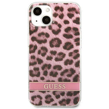 Заредете изображение във визуализатора на галерията – Guess GUHCP13SHSLEOP iPhone 13 mini 5,4" różowy/pink hardcase Leopard - TopMag
