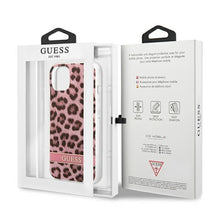 Заредете изображение във визуализатора на галерията – Guess GUHCP13SHSLEOP iPhone 13 mini 5,4" różowy/pink hardcase Leopard - TopMag
