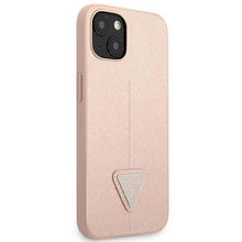 Заредете изображение във визуализатора на галерията – Guess GUHCP13SPSATLP iPhone 13 mini 5,4" różowy/pink hardcase SaffianoTriangle Logo - TopMag
