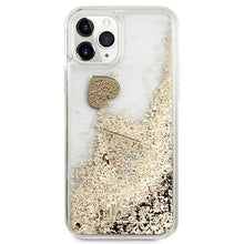 Заредете изображение във визуализатора на галерията – Guess GUOHCN58GLHFLGO iPhone 11 Pro gold/złoty hardcase Glitter Charms - TopMag
