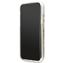 Заредете изображение във визуализатора на галерията – Guess GUOHCN58GLHFLGO iPhone 11 Pro gold/złoty hardcase Glitter Charms - TopMag
