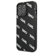 Заредете изображение във визуализатора на галерията – Karl Lagerfeld KLHCP13LPULMBK3 iPhone 13 Pro / 13 6,1" hardcase czarny/black Allover - TopMag
