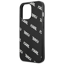 Заредете изображение във визуализатора на галерията – Karl Lagerfeld KLHCP13LPULMBK3 iPhone 13 Pro / 13 6,1" hardcase czarny/black Allover - TopMag
