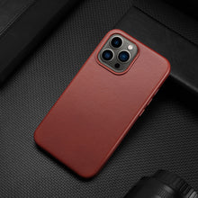 Заредете изображение във визуализатора на галерията – Dux Ducis Naples case for iPhone 13 Pro Max leather cover (MagSafe compatible) red - TopMag
