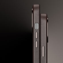 Заредете изображение във визуализатора на галерията – Dux Ducis Naples Case for iPhone 13 Pro Max Leather Cover (MagSafe Compatible) Dark Brown - TopMag
