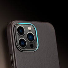 Заредете изображение във визуализатора на галерията – Dux Ducis Naples Case for iPhone 13 Pro Max Leather Cover (MagSafe Compatible) Dark Brown - TopMag
