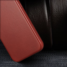 Заредете изображение във визуализатора на галерията – Dux Ducis Naples case for iPhone 13 Pro leather cover (MagSafe compatible) red - TopMag
