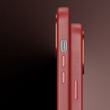 Заредете изображение във визуализатора на галерията – Dux Ducis Naples case for iPhone 13 Pro leather cover (MagSafe compatible) red - TopMag
