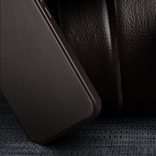 Заредете изображение във визуализатора на галерията – Dux Ducis Naples case for iPhone 13 Pro leather cover (MagSafe compatible) dark brown - TopMag
