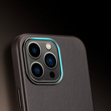 Заредете изображение във визуализатора на галерията – Dux Ducis Naples case for iPhone 13 Pro leather cover (MagSafe compatible) dark brown - TopMag
