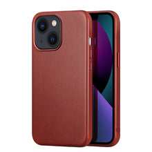 Заредете изображение във визуализатора на галерията – Dux Ducis Naples case for iPhone 13 leather cover (MagSafe compatible) red - TopMag

