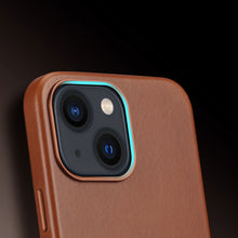 Заредете изображение във визуализатора на галерията – Dux Ducis Naples case for iPhone 13 leather cover (MagSafe compatible) brown - TopMag

