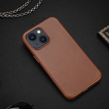 Заредете изображение във визуализатора на галерията – Dux Ducis Naples case for iPhone 13 leather cover (MagSafe compatible) brown - TopMag
