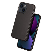 Заредете изображение във визуализатора на галерията – Dux Ducis Naples case for iPhone 13 leather cover (MagSafe compatible) dark brown - TopMag
