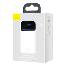 Заредете изображение във визуализатора на галерията – Baseus Magnetic powerbank 10000mAh 20W Overseas Edition white + USB cable - USB Type C (PPCX010202) - TopMag
