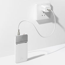 Заредете изображение във визуализатора на галерията – Baseus Magnetic powerbank 10000mAh 20W Overseas Edition white + USB cable - USB Type C (PPCX010202) - TopMag

