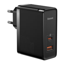 Заредете изображение във визуализатора на галерията – Baseus GaN5 Pro Fast Universal GaN USB Charger Type C / USB 100W PD3.0, QC4.0 +, AFC white (CCGP090201) - TopMag
