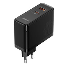 Заредете изображение във визуализатора на галерията – Baseus GaN5 Pro Fast Universal GaN USB Charger Type C / USB 100W PD3.0, QC4.0 +, AFC white (CCGP090201) - TopMag
