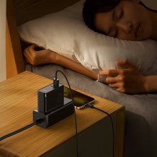 Заредете изображение във визуализатора на галерията – Baseus GaN5 Pro Fast Universal GaN USB Charger Type C / USB 100W PD3.0, QC4.0 +, AFC white (CCGP090201) - TopMag
