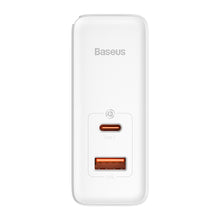 Заредете изображение във визуализатора на галерията – Baseus GaN5 Pro Fast Universal GaN USB Charger Type C / USB 100W PD3.0, QC4.0 +, AFC white (CCGP090202) - TopMag
