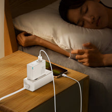 Заредете изображение във визуализатора на галерията – Baseus GaN5 Pro Fast Universal GaN USB Charger Type C / USB 100W PD3.0, QC4.0 +, AFC white (CCGP090202) - TopMag
